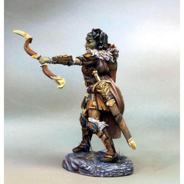 Dark Sword Miniatures - Visions in Fantasy - Female Half Orc Ranger w/ Bow