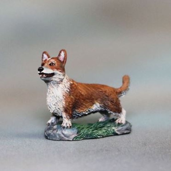 Dark Sword Miniatures - Visions in Fantasy - Corgi Dogs x 2