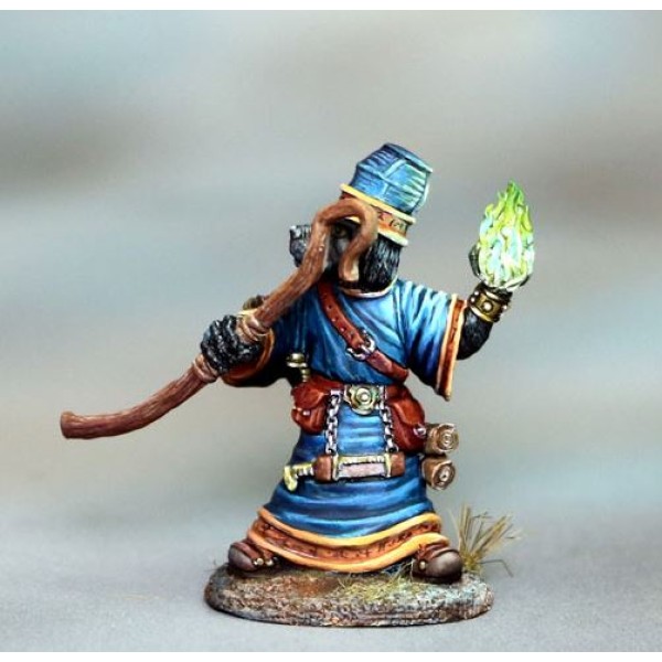 Dark Sword Miniatures - Critter Kingdoms - Lab Mage w/ Staff