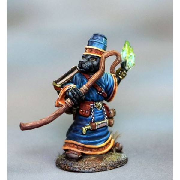 Dark Sword Miniatures - Critter Kingdoms - Lab Mage w/ Staff