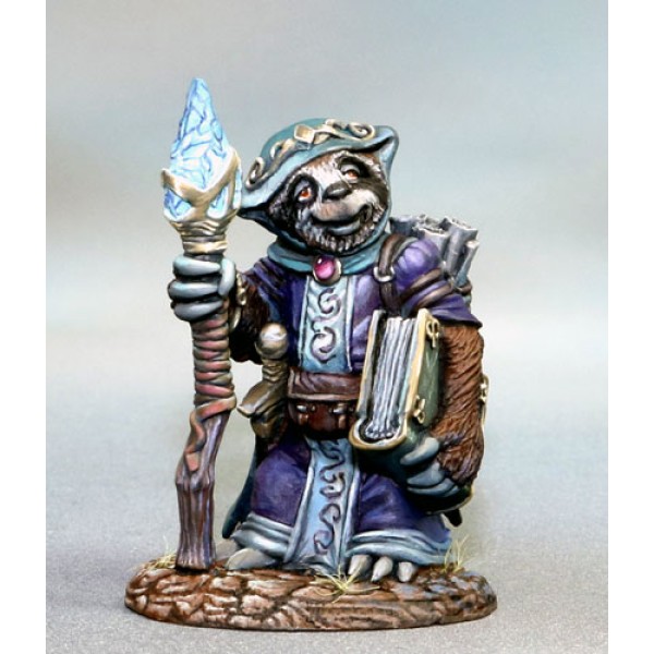 Dark Sword Miniatures - Critter Kingdoms - Sloth Mage with Staff