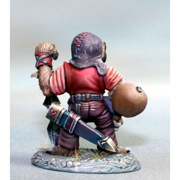 Dark Sword Miniatures - Critter Kingdoms - Sloth Bard with Sword and Lute