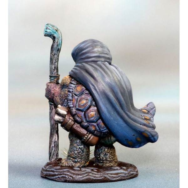 Dark Sword Miniatures - Critter Kingdoms - Tortoise Mage with Staff