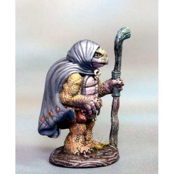 Dark Sword Miniatures - Critter Kingdoms - Tortoise Mage with Staff