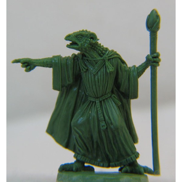 Dark Sword Miniatures - Visions in Fantasy - Dragonkin Mage with Staff