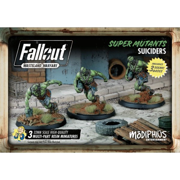 Fallout - Wasteland Warfare - Super Mutants Suiciders