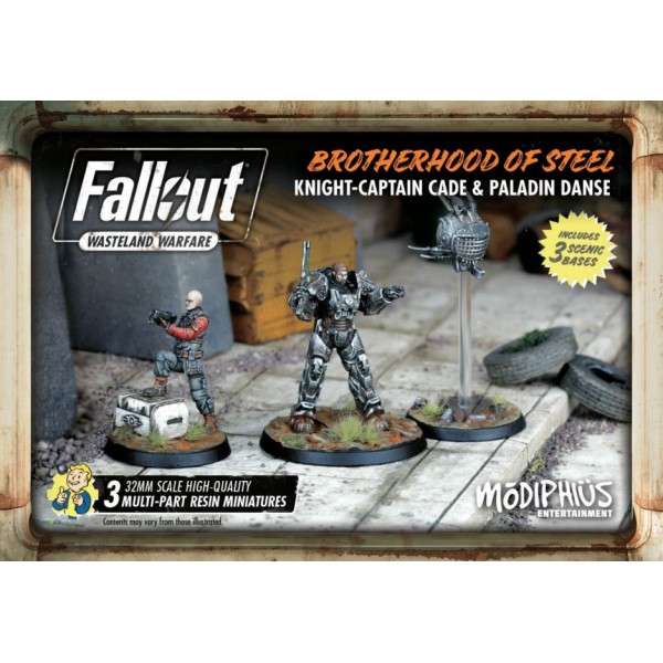 Fallout - Wasteland Warfare - Brotherhood of Steel: Knight-Captain Cade and Paladin Danse