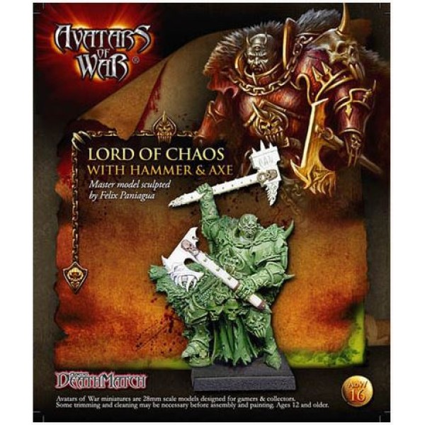 Avatars of War - Dark Gods - Lord of Chaos w/ Paired Weapons