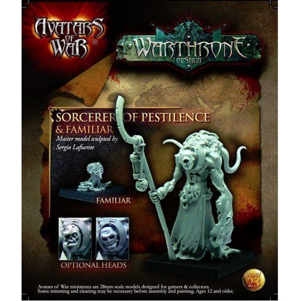 Avatars of War - Dark Gods - Sorcerer of Pestilence w/ Familiar