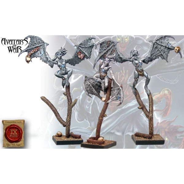 Avatars of War - Dread Elves - Dread Harpies / Beast Gargoyles