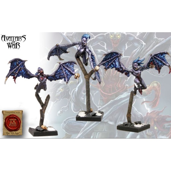 Avatars of War - Dread Elves - Dread Harpies / Beast Gargoyles