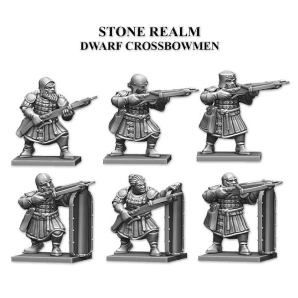 Fireforge Games - Forgotten World - Stone Realm Dwarf Crossbowmen