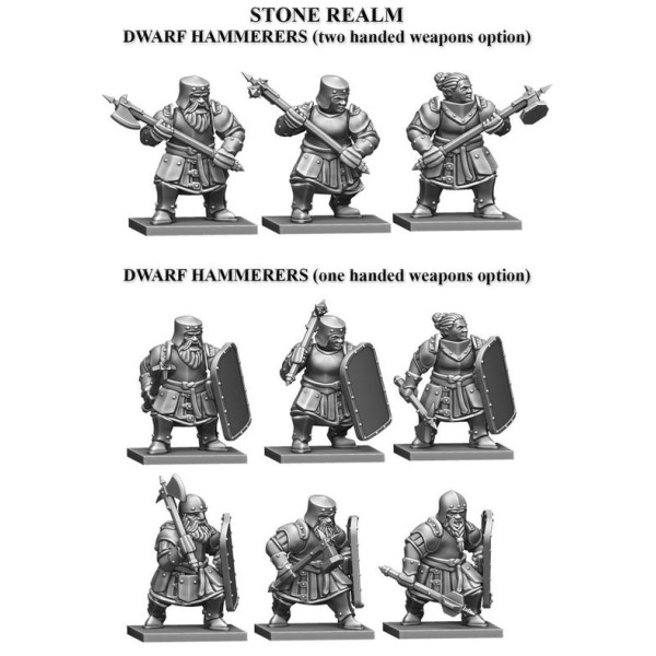 Fireforge Games - Forgotten World - Stone Realm Dwarf Hammerers