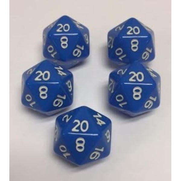 Frostgrave - D20 Dice (5)