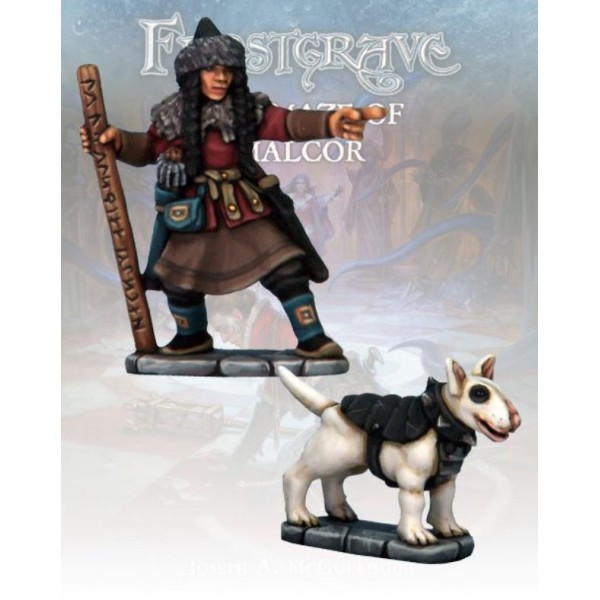 Frostgrave - Tracker and War Hound II (Female)