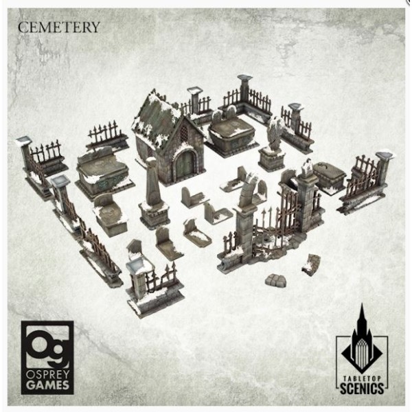 Kromlech - Frostgrave / Fantasy Terrain - Cemetery (MDF)