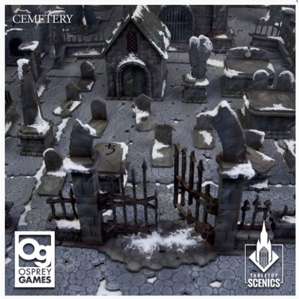 Kromlech - Frostgrave / Fantasy Terrain - Cemetery (MDF)