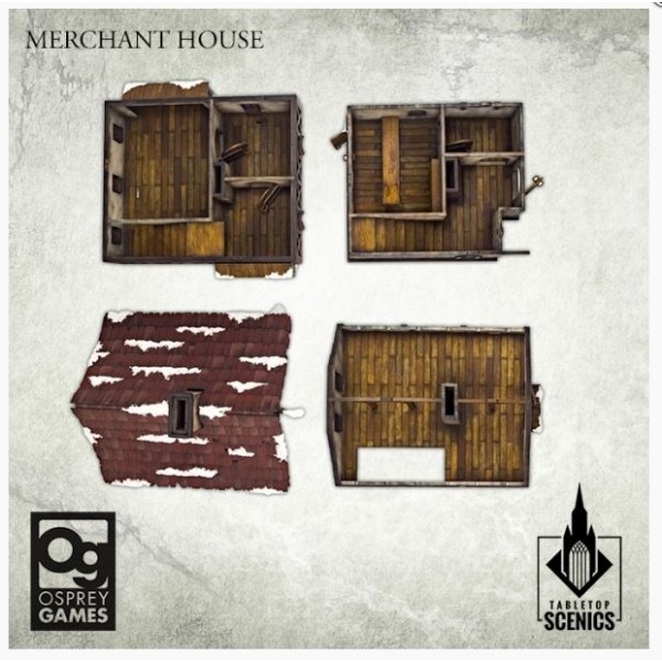 Kromlech - Frostgrave / Fantasy Terrain - Merchant House (MDF)