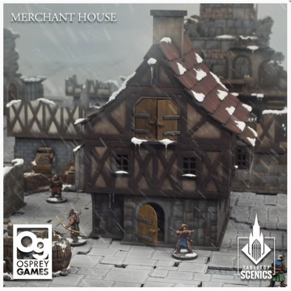 Kromlech - Frostgrave / Fantasy Terrain - Merchant House (MDF)