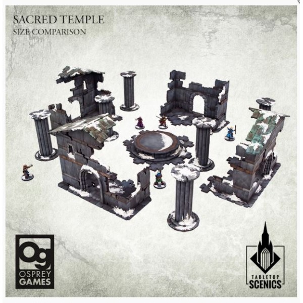Kromlech - Frostgrave / Fantasy Terrain - Sacred Temple (MDF)