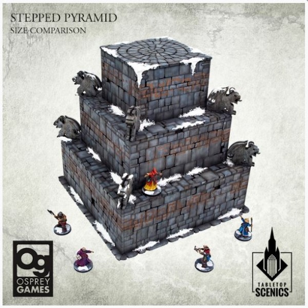 Kromlech - Frostgrave / Fantasy Terrain - Stepped Pyramid (MDF)