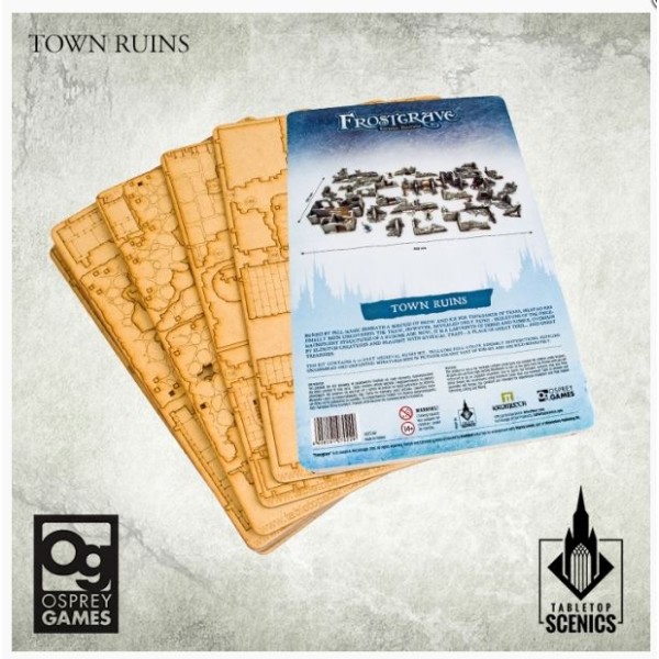 Kromlech - Frostgrave / Fantasy Terrain - Town Ruins (MDF)