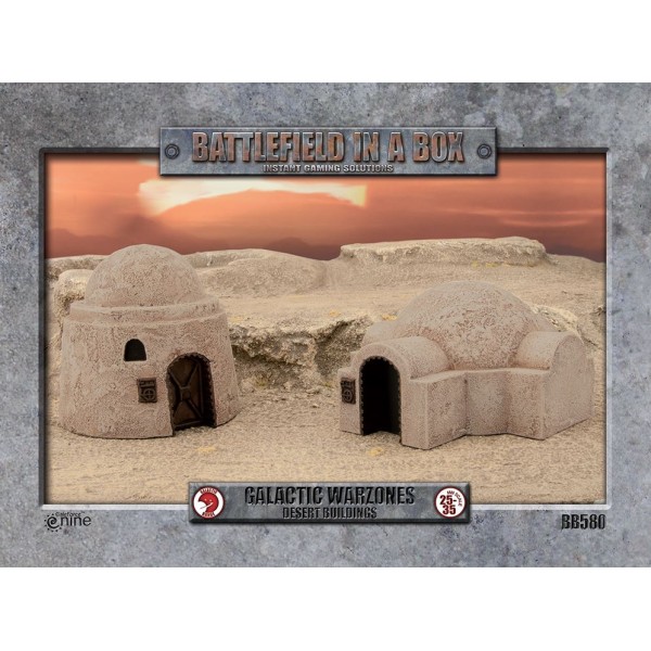 GF9 - Battlefield in a Box - Galactic Warzones - Desert Buildings