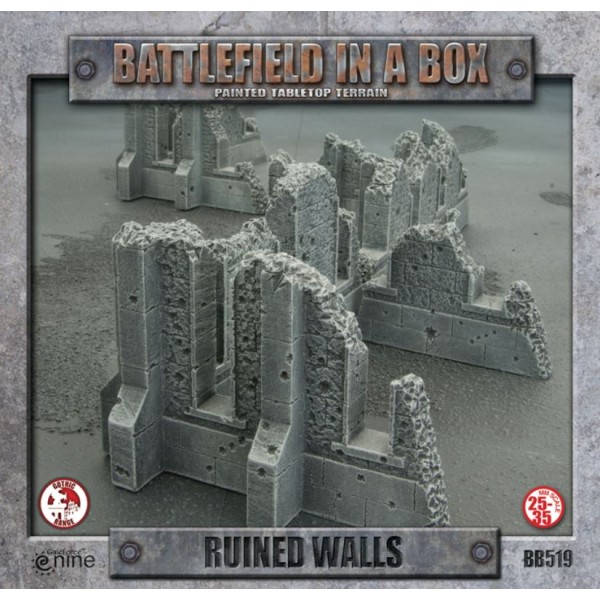 GF9 - Battlefield in a Box - Gothic Ruined Walls