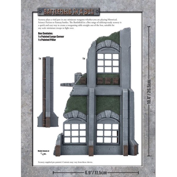 GF9 - Battlefield in a Box - Gothic Industrial - Large Corner