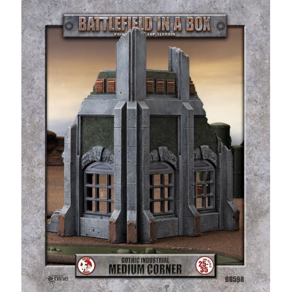 GF9 - Battlefield in a Box - Gothic Industrial - Medium Corner 