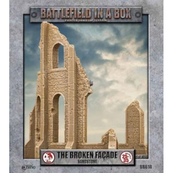 GF9 - Battlefield in a Box - Gothic Battlefields - Broken Facade (Sandstone)