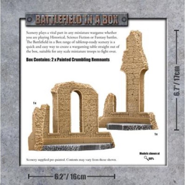 GF9 - Battlefield in a Box - Gothic Battlefields - Crumbling Remnants (Sandstone)