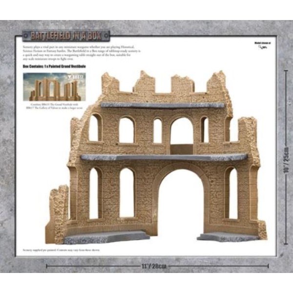 GF9 - Battlefield in a Box - Gothic Battlefields - The Grand Vestibule (Sandstone)