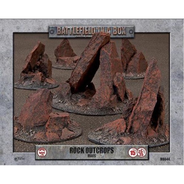 GF9 - Battlefield in a Box - Mars - Rock Outcrops (x6)