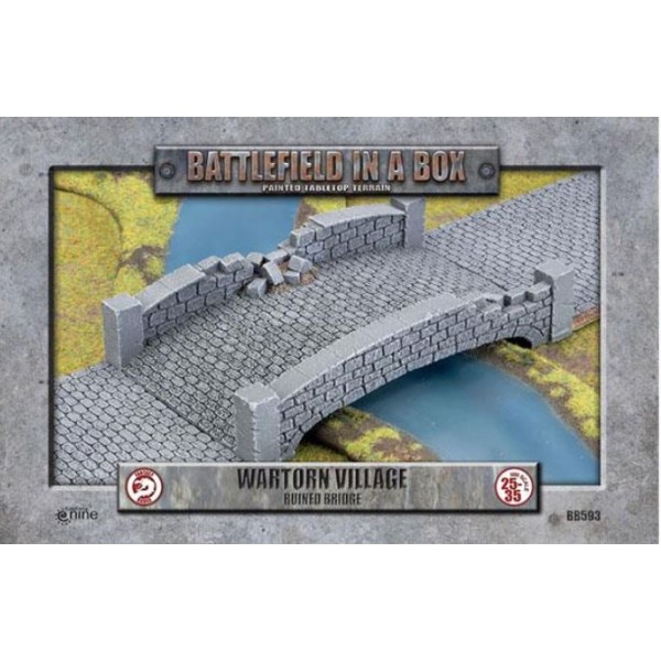 GF9 - Battlefield in a Box - Wartorn Village Ruined Bridge