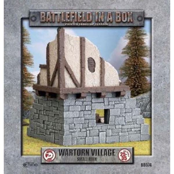 GF9 - Battlefield in a Box - Wartorn Village Small Ruin