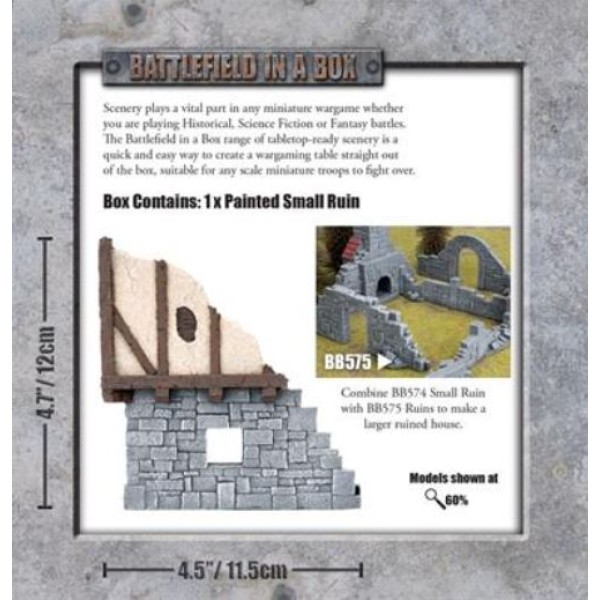 GF9 - Battlefield in a Box - Wartorn Village Small Ruin