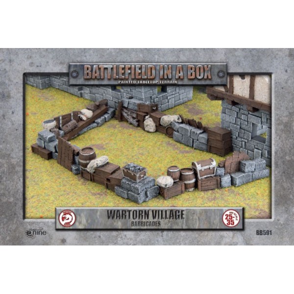GF9 - Battlefield in a Box - Wartorn Village Barricades