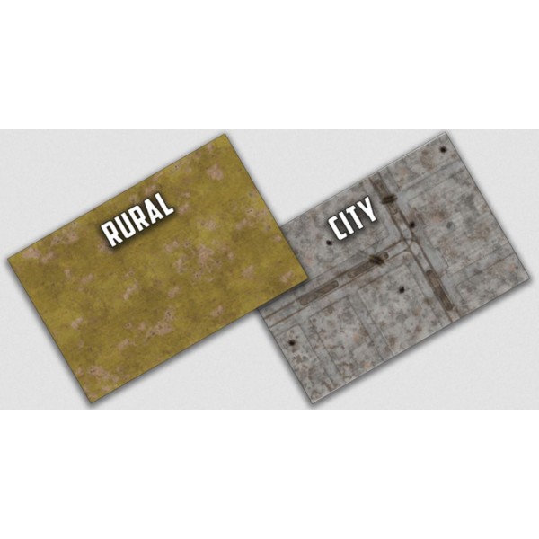 GF9 - Battlefield in a Box - Double sided - City and Rural Gaming Mat ( In store Only - No Shipping )