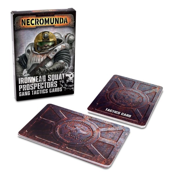 Necromunda - Ash Wastes - Ironhead Squat Prospectors Gang - Tactics Cards