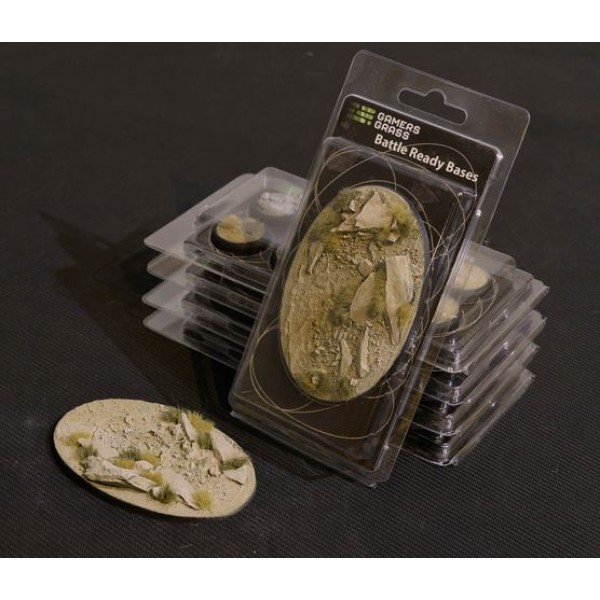 Gamers Grass - Battle Ready Bases - Arid Steppe - Oval 105mm (1)