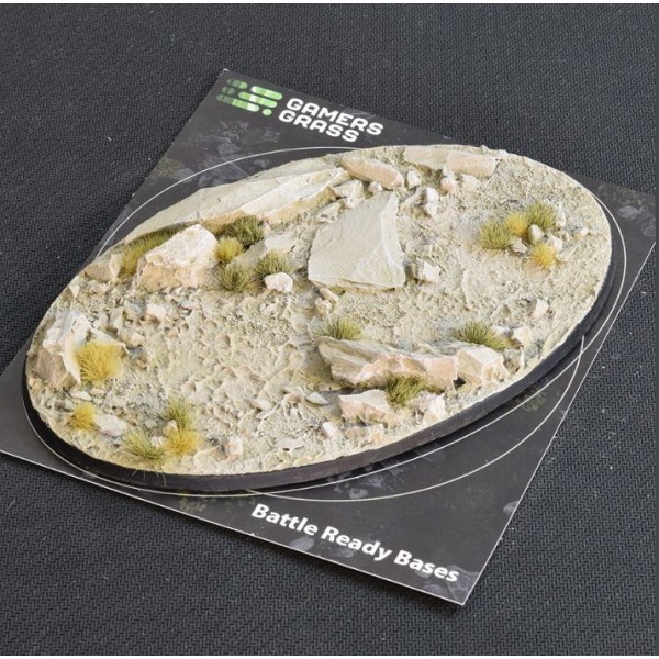 Gamers Grass - Battle Ready Bases - Arid Steppe - Oval 170mm (1)