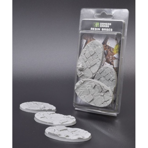 Gamers Grass - Resin Bases - Temple - Oval 75mm (3)