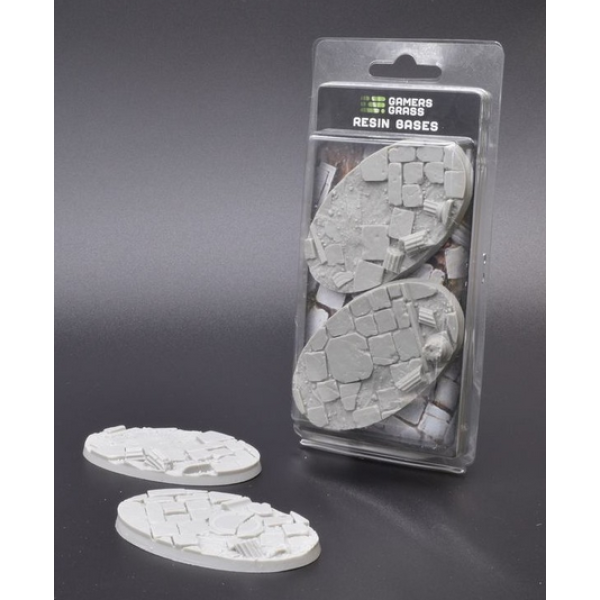 Gamers Grass - Resin Bases - Temple - Oval 90mm (2)