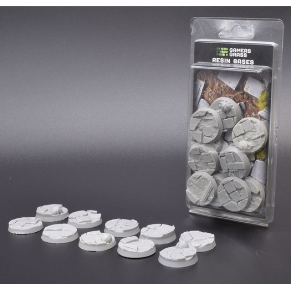 Gamers Grass - Resin Bases - Temple - Round 32mm (10)