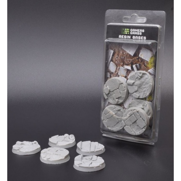 Gamers Grass - Resin Bases - Temple - Round 40mm (5)