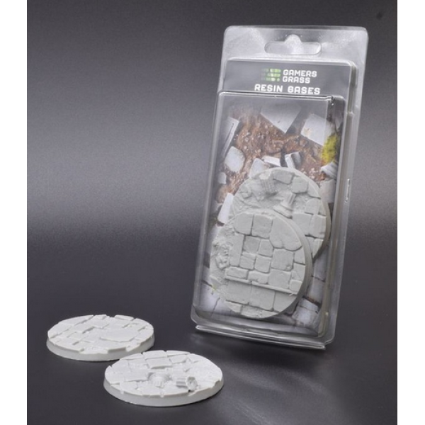 Gamers Grass - Resin Bases - Temple - Round 60mm (2)