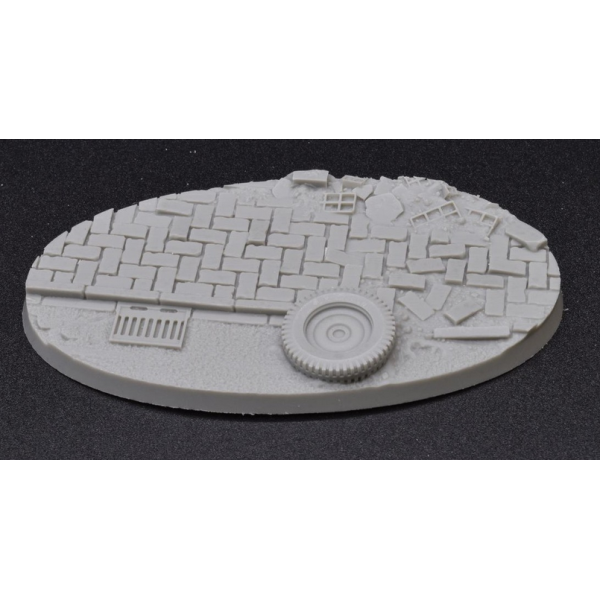 Gamers Grass - Resin Bases - Urban Warfare - Oval 90mm (2)