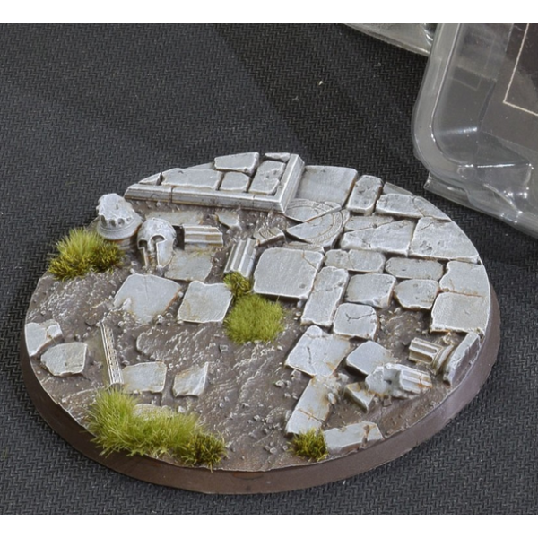 Gamers Grass - Battle Ready Bases - Temple - Round 100mm (1)