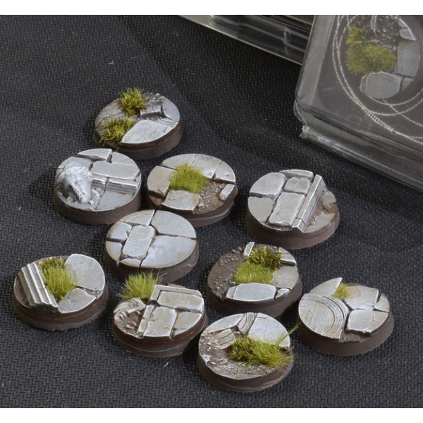 Gamers Grass - Battle Ready Bases - Temple - Round 25mm (10)